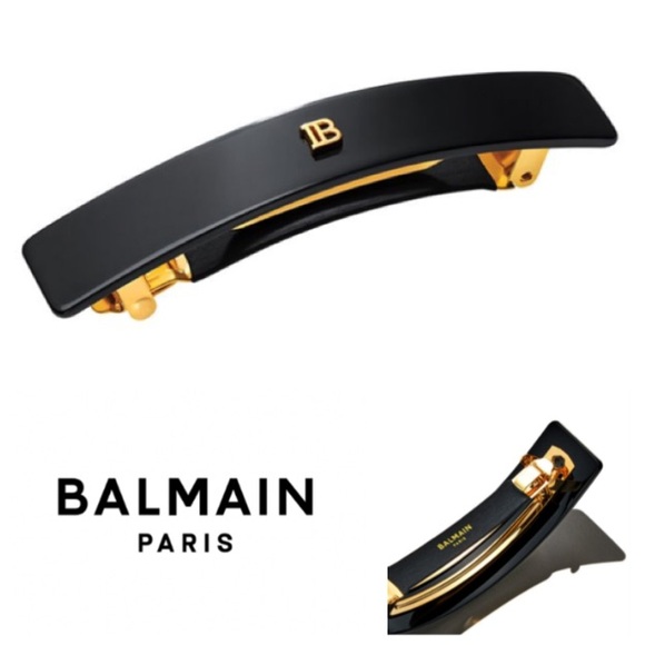 LIKE NEW!  Balmain Paris Barrette pour Cheveux in Medium Black main image 5